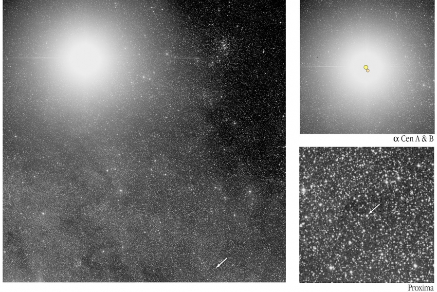 Alpha Centauri by ESO 1 meter Schmidt Telescope
