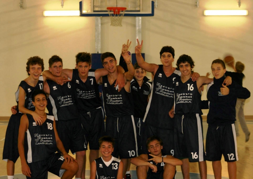Under 15 Nuovo Basket Aquilano vincitori Torneo Eccellenza PalaAngeli