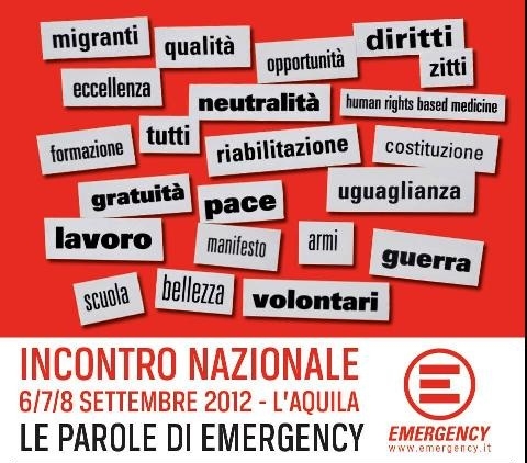 Aquilatv in diretta all’ 11mo incontro nazionale di emergency