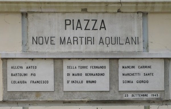 23 settembre 1943, L’Aquila ricorda i nove martiri