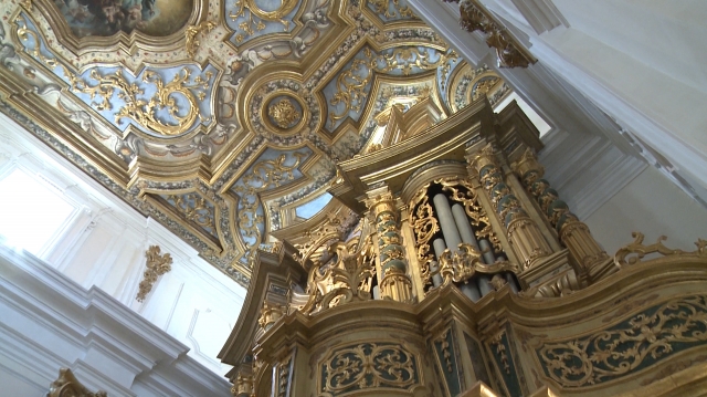 A MAGGIO RIAPRE LA BASILICA DI SAN BERNARDINO. LE TELECAMERE DI AQUILA TV SVELANO LO SPLENDIDO RESTAURO