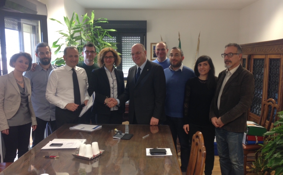 Provincia aq e usrc, firmato il piano di ricostruzione del centro storico di pizzoli