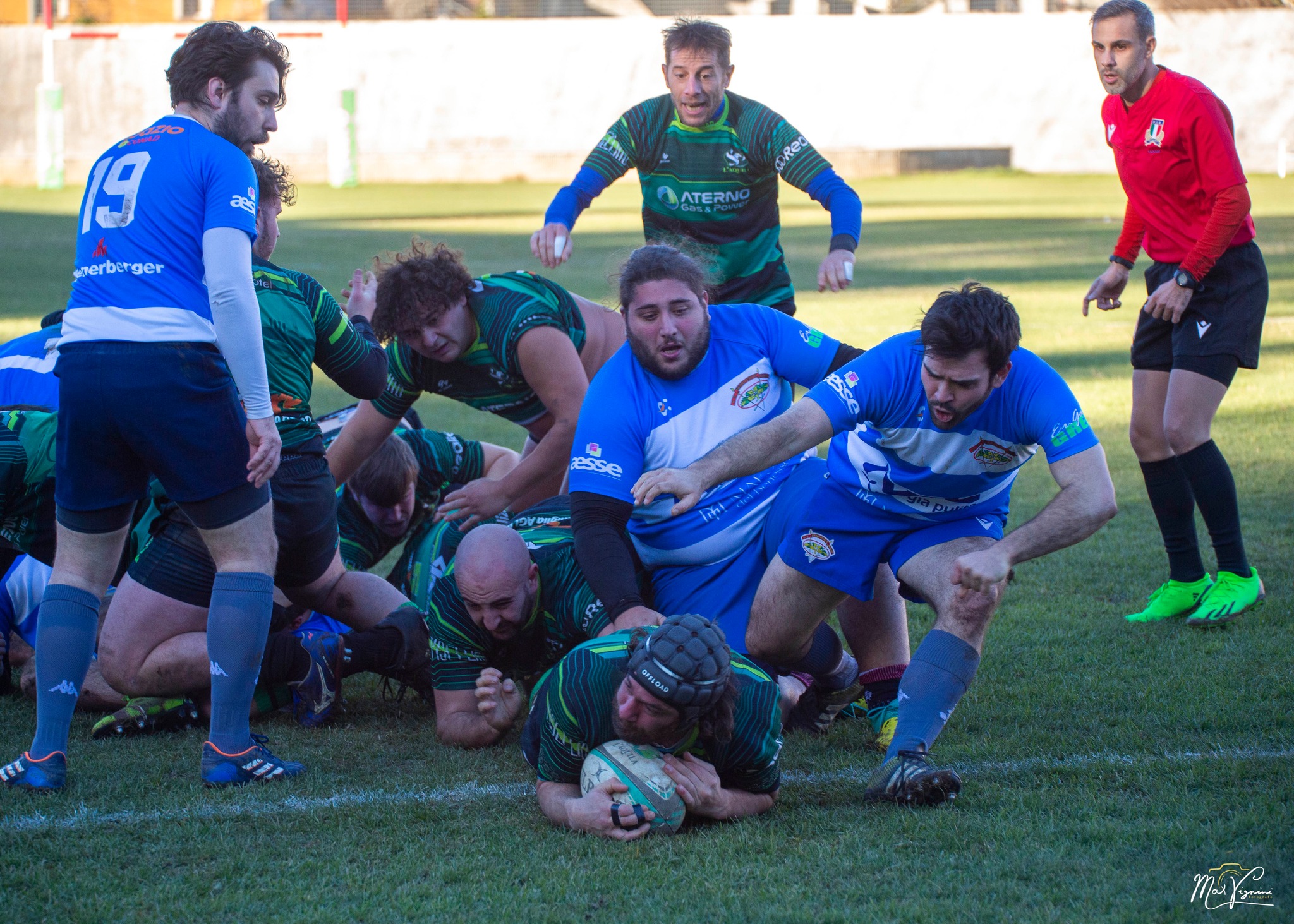 La Rugby L’Aquila vince in casa e conquista la vetta del campionato in solitaria