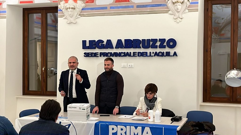 Lega a congresso: roberto silveri jr. nuovo segretario cittadino aquilano