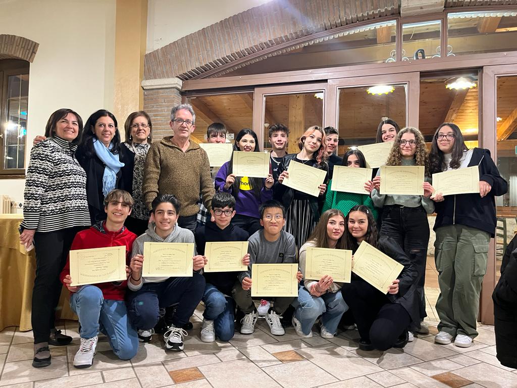 Erasmus+, consegnati gli attestati a 15 alunni dell’ic s.demetrio- rocca di mezzo
