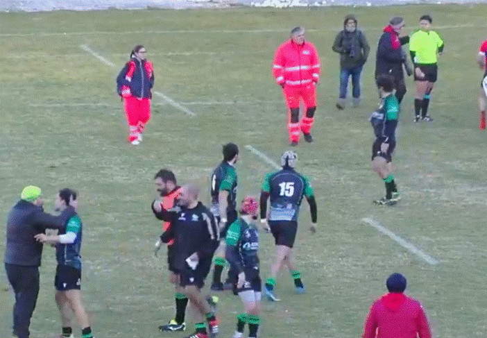 rugby L’Aquila: emozionante derby con il paganica al fattori, neroverdi vincono 24 a 18 con meta nel finale di partita