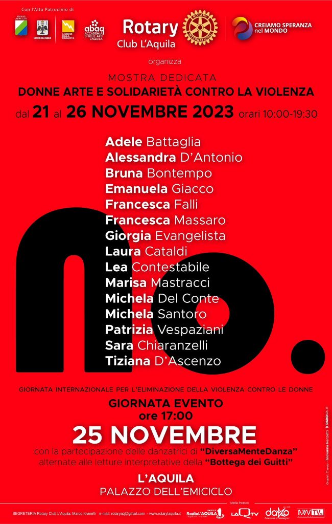 Donne, arte e solidarietà contro la violenza. La mostra del Rotary all’Emiciclo