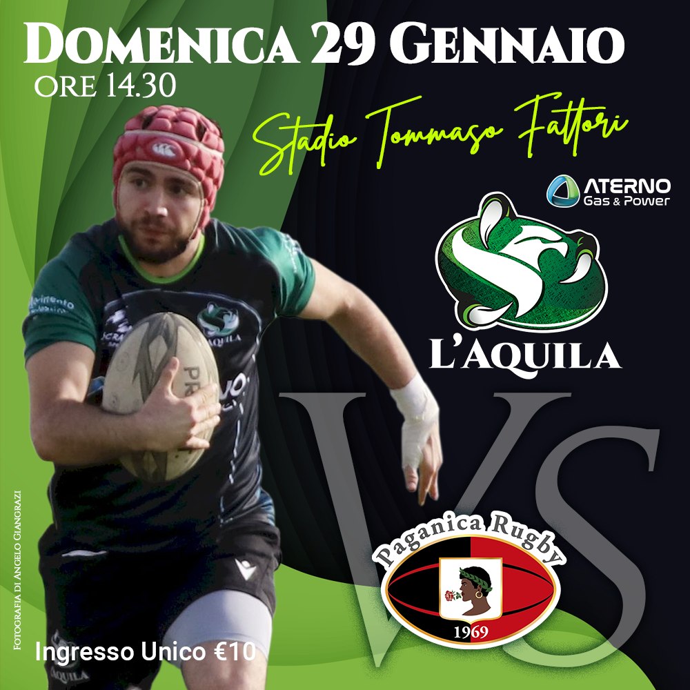 rugby L’Aquila: derby di domani al fattori con il paganica, l’elenco dei convocati