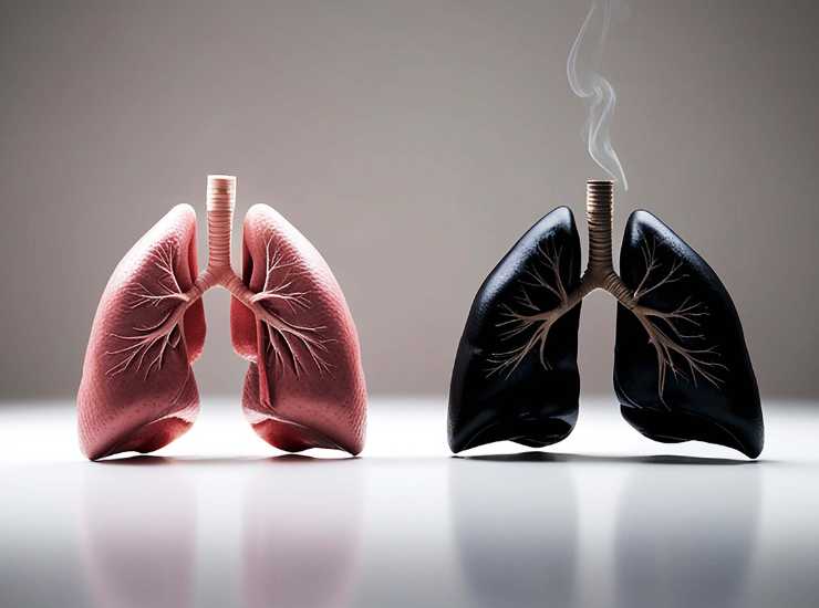 Cancro ai polmoni in aumento tra i fumatori e non solo - Aquilatv.it (Fonte foto Canva)