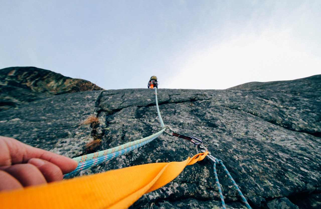 arrampicata in montagna